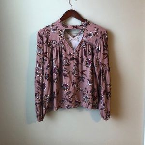 Melrose And Market Fall Floral Blouse